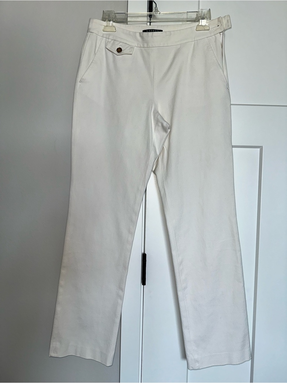 Lauren Ralph Lauren White Pants size 4 - Picture 1 of 8